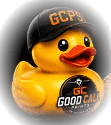 A GCPS-branded rubber duck